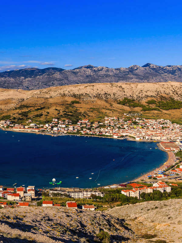 Îles de Croatie 1 plage de Pag