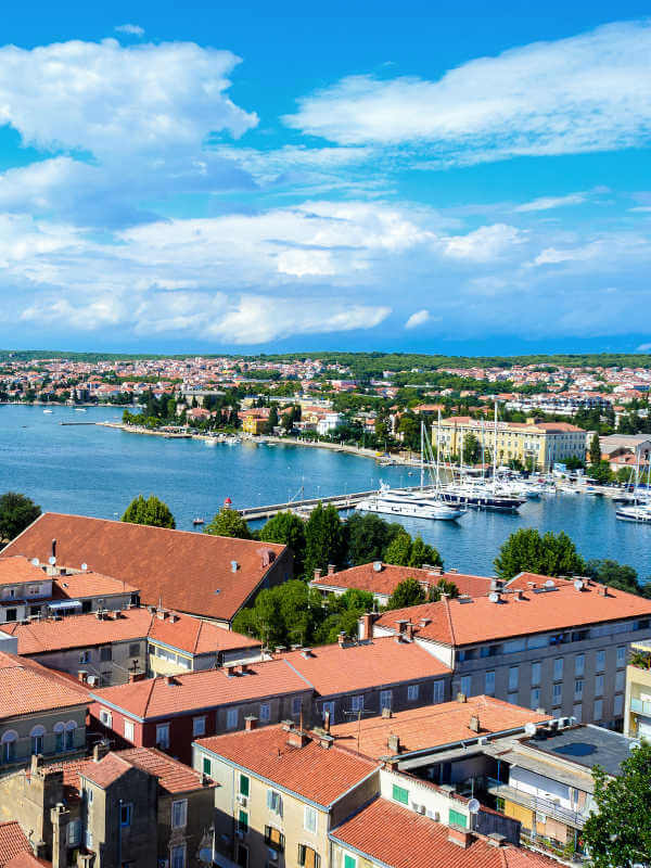 Villes touristiques de Croatie 4 Port de Zadar