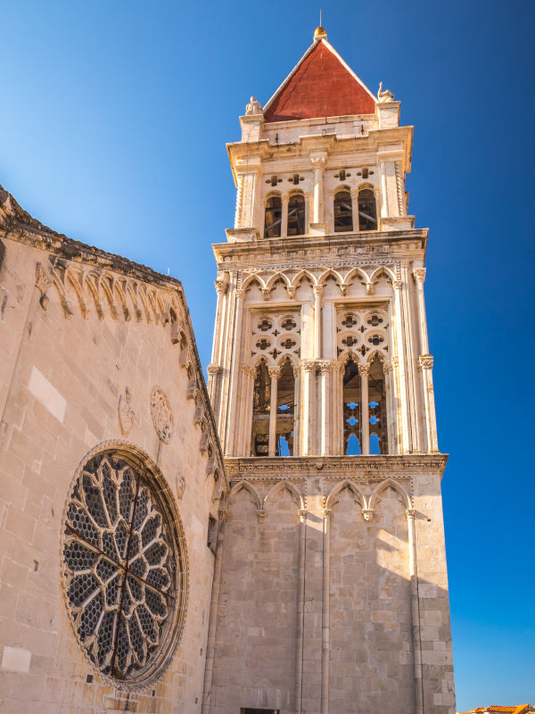 Villes touristiques de Croatie 5 trogir, cathédrale saint laurent