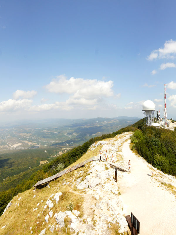Parc naturel Učka 3 départ de parapente en Istrie