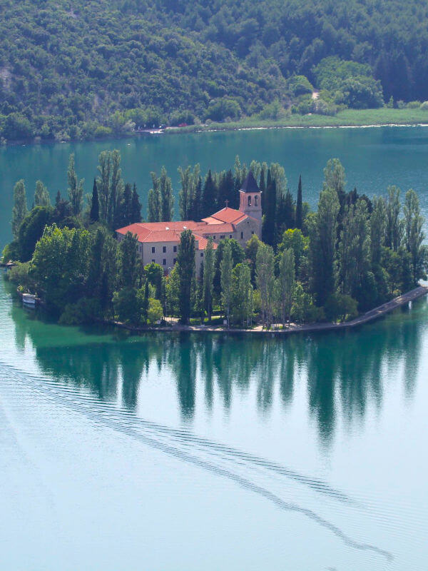 Krka, îlot de Visovac